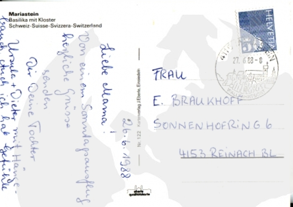 Mariastein - CH 1988 95 006 ●